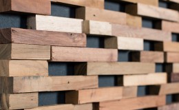 Springs_landscape detail – Reclaimed wood – Recycled wood- Wonderwall Studios – wall panel
